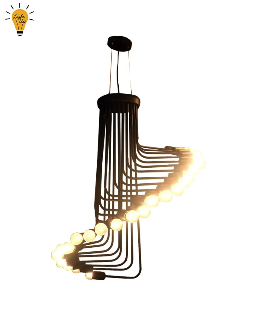 rustic metal chandelier